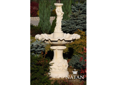 Zierbrunnen Springbrunnen Skulptur Brunnen Dekoration Garten Fontaine Neu 157cm
