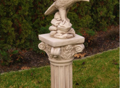 Säule Figur Skulptur Figuren Statue Säulen Terrasse Design Garten Dekoration