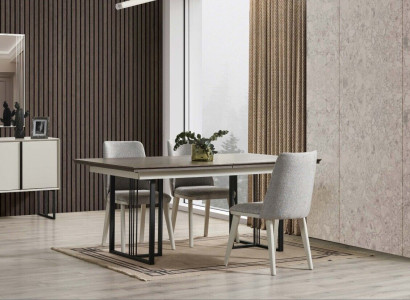 Essecke Essgruppe Weiß Esszimmer Gruppe Esstisch Stühle 7tlg Holz