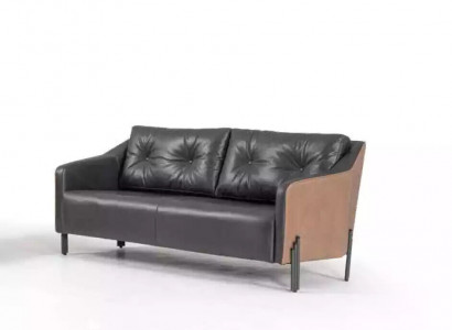 Arbeitszimmer Sofa Couch 3 Sitzer Textil Polster Stoff Neu Büro Möbel