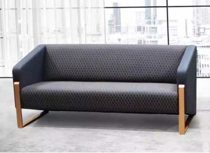 Sofa 2 Sitzer Luxus Möbel Couch Modern Designer Arbeitzimmer Büro Möbel