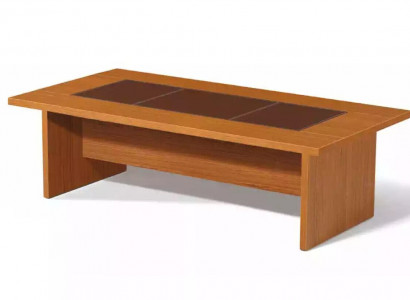 Bürotisch Konferenztisch Braun Einrichtung Design Besprechungstisch 240x120
