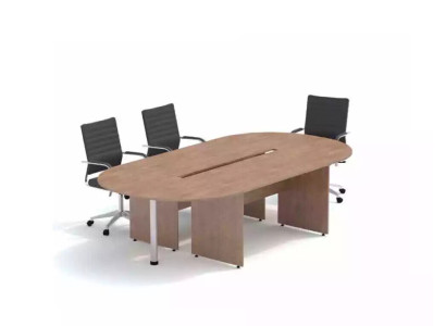 Büroeinrichtung Konferenztisch Arbeitszimmer Büro Tisch Design Aktenschränke