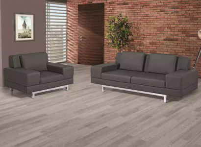 Sessel Polster Stoff Textil Arbeitszimmer Stil Modern Büro Möbel Neu