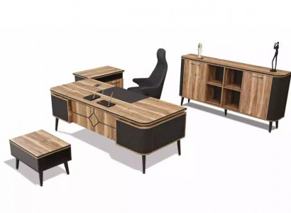 Büroschrank Braun Arbeitzimmer Büro Office Möbel Schrank Regal Designer