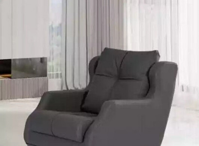 Arbeitzimmer Sessel Stil Modern Grau Polstersessel Designer Sitz Möbel