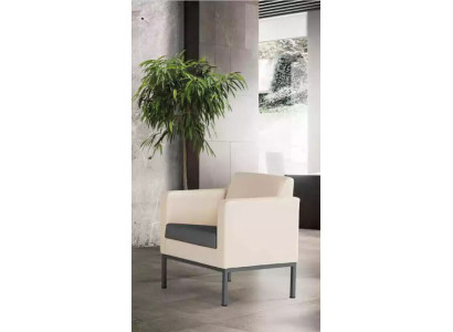 Luxus Sessel Büroeinrichtung Arbeitszimmer Polster Stoff Sitz Textil Neu