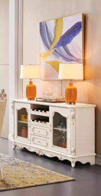 Esszimmer set Möbel für Ihr InteriCHF perlweiße klassische Möbel aus 8tlg