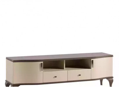 Wohnzimmer Möbel Wohnwand tv Ständer Wandregal Holz beige Modern Sideboard