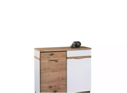 Kommode mit 3 Schubladen Sideboard weiß Anrichte holz modern
