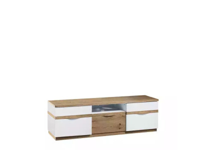 TV Ständer Fernseher Wand Wohnwand Low board weiß Hochglanz tv Ständer