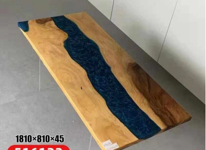 Esstisch River Table Echtes Holz Flusstisch Massiv Epoxidharz Tische 181x81 Neu