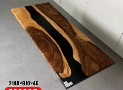 epoxid harz esstisch echtes holz massive möbel wasserfall epoxy tisch Möbel Neu