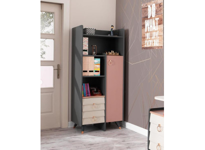 Bücherschrank Schränke Setra Bücherregal Wohnwand Wohnzimmer Wand Regal