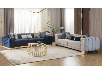 Sofagarnitur 4 3 Sitzer Design Couch Polster Sofas Modern Gruppe Set neu