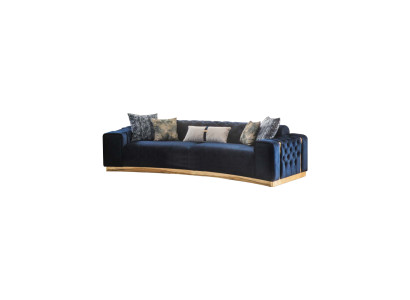 Polstersofa 4-Sitzer Sofa Textil Sitz luxuriöse Design Sofas Modern