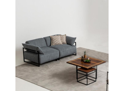 Wohnzimmer Textil Sofa 3 Sitzer Luxus Möbel Sitz Design Couch Lounge neu