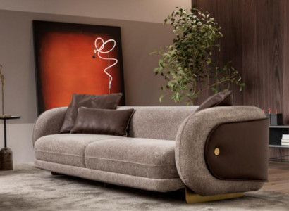 Wohnzimmer Textil Sofa 4 Sitzer Luxus Möbel Sitz Design Couch Lounge neu