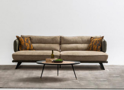 Luxus Sofagarnitur Sofa 3 Sitzer Sessel Stoff Modern Mehrfarbig Modern Set neu