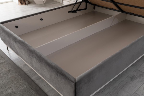 Moderner Schlafzimmer Set Doppelbett Nachttisch Kleiderschrank Luxus