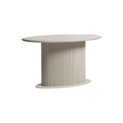Esszimmer Essgruppe Komplette Esstisch Stühle 3tlg Beige Design Oval