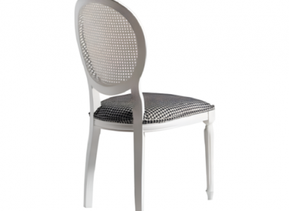 Garnitur Esszimmerstühle Polsterstühle Küchenstühle Set 4tlg Weiß Holz