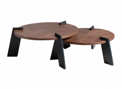 Sofatisch Couchtisch Kaffeetisch Beistelltisch Holz Braun Tisch Design