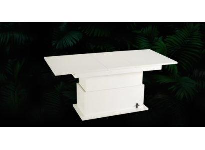 Ausziehbarer Esstisch Couchtisch Tisch Holz Kaffeetisch Möbel Weiß