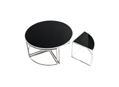 Schwarz Komplette Couchtische Tische Beistelltische Sofatische 5tlg