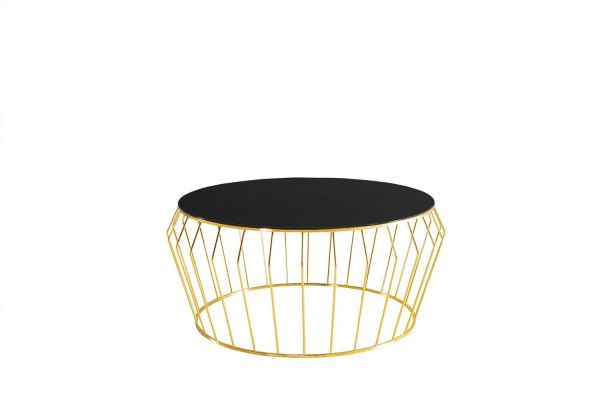 Kaffeetisch Gold Wohnzimmer Couchtisch Tisch Beistelltisch Sofatisch