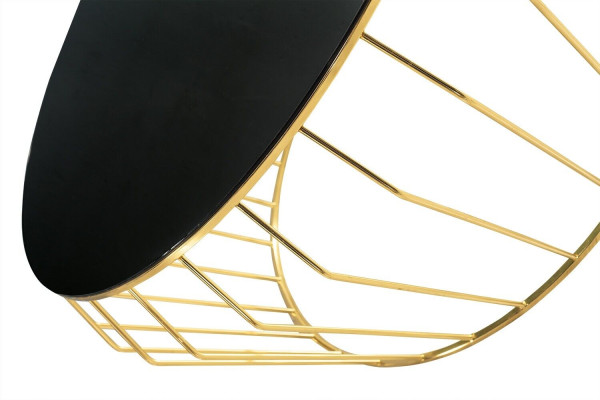 Kaffeetisch Gold Wohnzimmer Couchtisch Tisch Beistelltisch Sofatisch