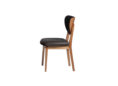 Küchenstuhl Holzstuhl Esszimmerstuhl Braun Holz Klassischе Stuhl Stoff