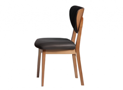 Küchenstuhl Holzstuhl Esszimmerstuhl Braun Holz Klassischе Stuhl Stoff