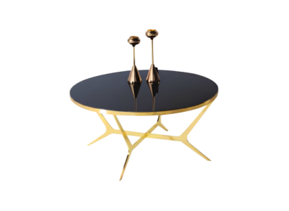 Tisch Wohnzimmer Couchtisch Sofatisch Kaffeetisch Beistelltisch Gold