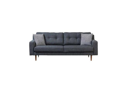 Moderner Grauer Dreisitzer Luxuriöses Wohnzimmer 3-Sitzer Luxus Möbel