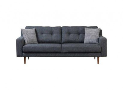 Moderner Grauer Dreisitzer Luxuriöses Wohnzimmer 3-Sitzer Luxus Möbel