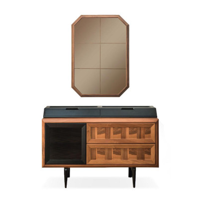 Einzigartige Schlafzimmer Möbel Bettgestell Luxus Nachttische Konsole