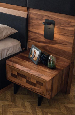 Einzigartige Schlafzimmer Möbel Bettgestell Luxus Nachttische Konsole