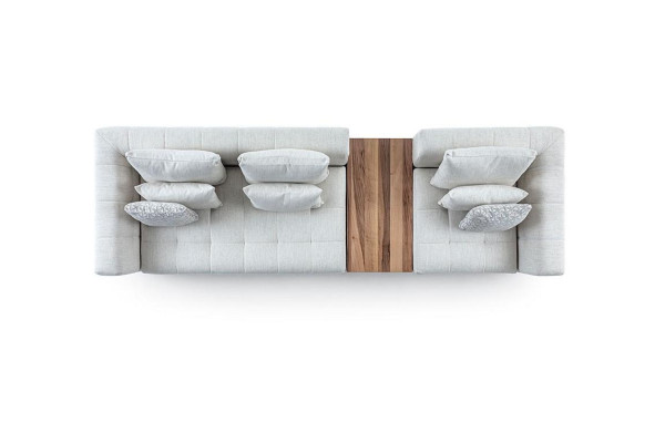 Weißer Viersitzer Modernes Polstersofas Wohnzimmer Designer Couch Neu