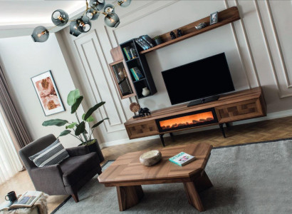 Wohnzimmer Exklusive Garnitur Designer TV-Ständer Lowboard Couchtisch