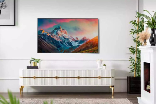 Wohnzimmer tv Ständer Möbel rtv Fernseher Stil Modern Weiß Luxus Holz