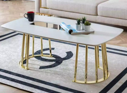 Couchtisch weiß Modern Wohnzimmer Möbel Tisch Luxus Design neu Luxus