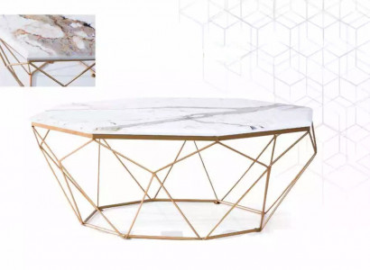 Couchtisch Möbel Tisc hGold Luxus neu Modern Wohnzimmer Design Metall