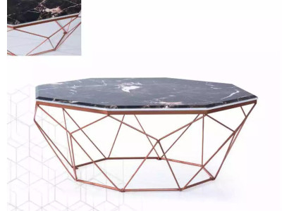 Moderner Wohnzimmertisch Couchtisch aus Holz Sofatisch schwarz