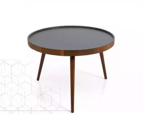 Rund Küche Esstisch Couchtisch Farbe Braun Neu Stil Modern Holz