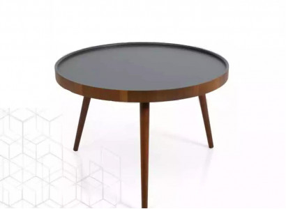 Rund Küche Esstisch Couchtisch Farbe Braun Neu Stil Modern Holz