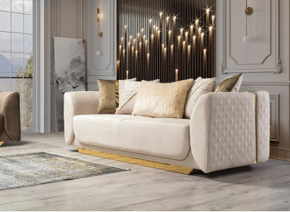 Design 3 Sitzer Relax Sofas Club Lounge Sofa Textil Polster Couch Stoff Couchen