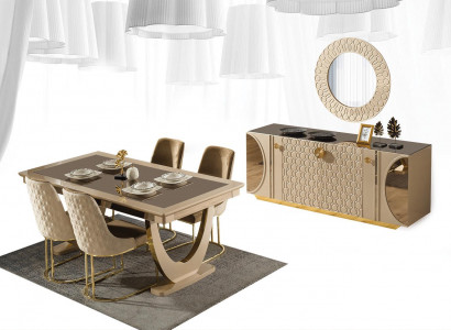 Ein wunderbares Set für ein Esszimmer im zeitgenössischen Stil