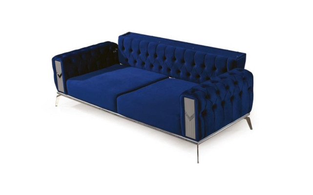 Sofagarnitur Couch Set Polster Möbel 3+3+1 Couchtisch 4tlg. Garnituren