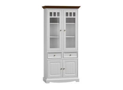 Vitrine Möbel Glas Schrank Vitrine Klassische Eckvitrine Eckschrank Glas Holz